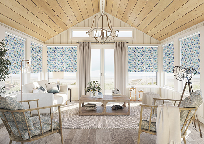 Palm Beach, Cool Water - Roller Blind - Image 8